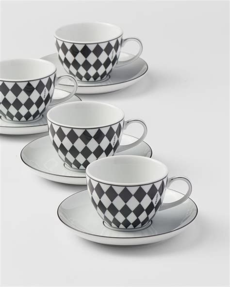 green prada cups|Set Of Four Porcelain Espresso Cups .